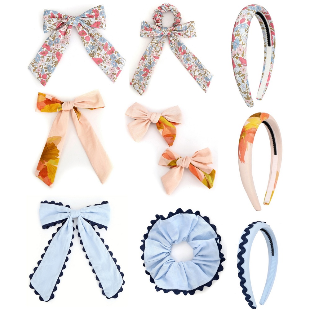 Baby Gear - Ikat Rambut Rajutan dengan Pita Bunga