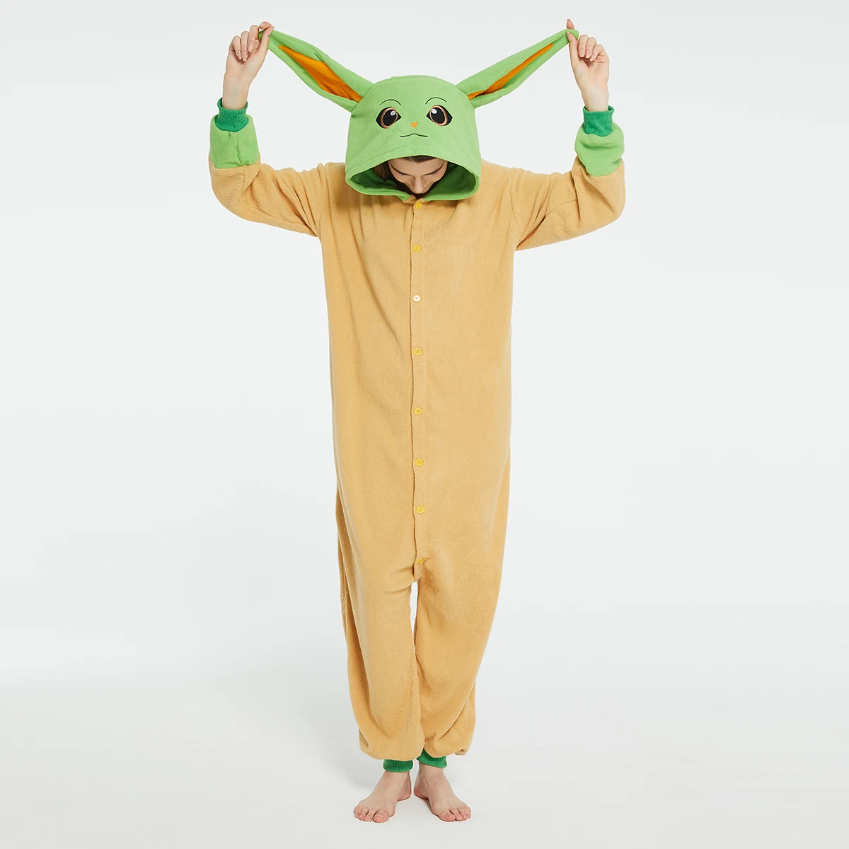 Baby Clothes - Dewasa Yoda Bayi Grogu Onesies Kostum