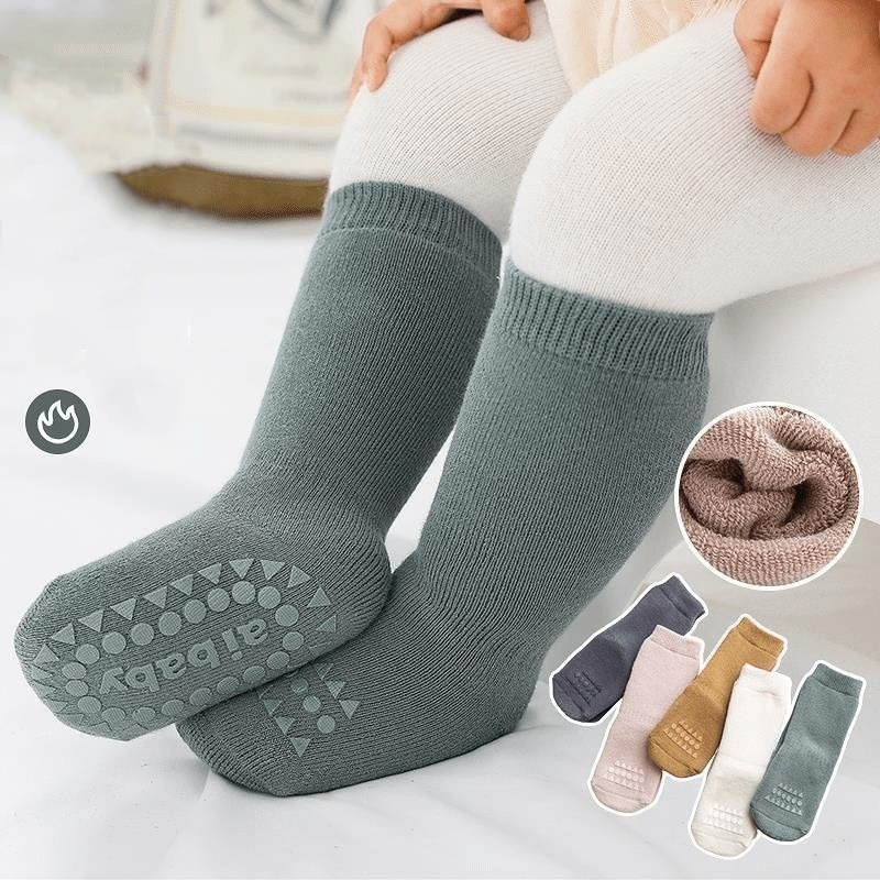 Unisex Baby Socks Non Slip - Kaus kaki lantai tebal anak laki-laki