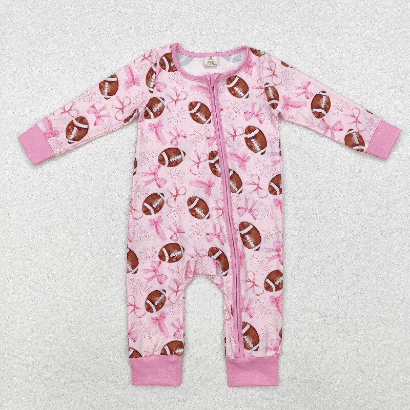 Cotton Baby Onesies Zipper - Boutique Musim Dingin Bayi Perempuan Pola