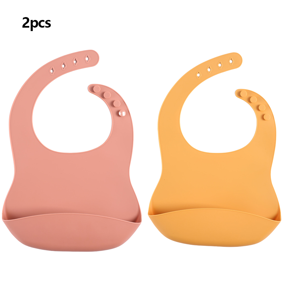 Waterproof Baby Bibs Silicone - Celemek Bayi Tahan Air Perlengkapan Bayi