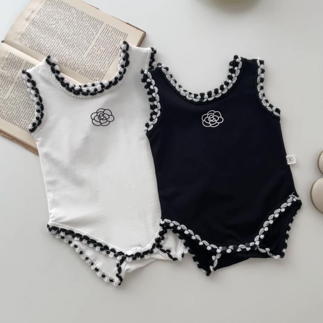 Baby Summer Linen Sleeveless Jumpsuit - Baju Monyet Linen Katun Anak Laki-laki