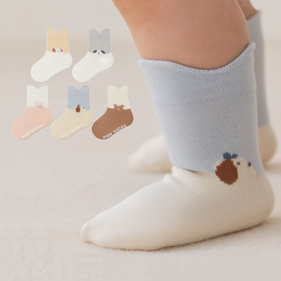 Unisex Baby Socks Non Slip - Kaus Kaki Lantai Bayi Baru Lahir