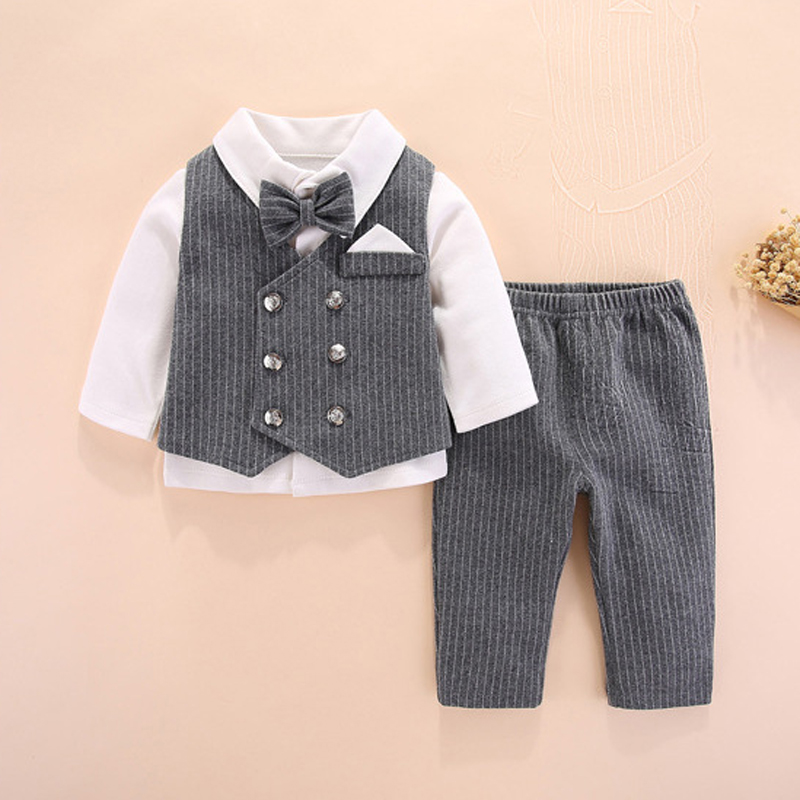 IYEAL Bayi Laki-laki Baptisan  - Baby Boy Suit Set Baptism ulasan dan harga