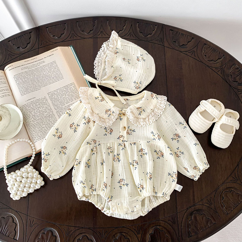 Baju monyet bayi perempuan bar - Newborn Baby Girl Romper Floral ulasan dan harga