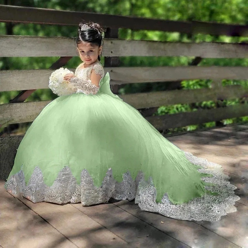Gaun Pengiring Pengantin Putri - Toddler Girl Tulle Party Dress ulasan dan harga