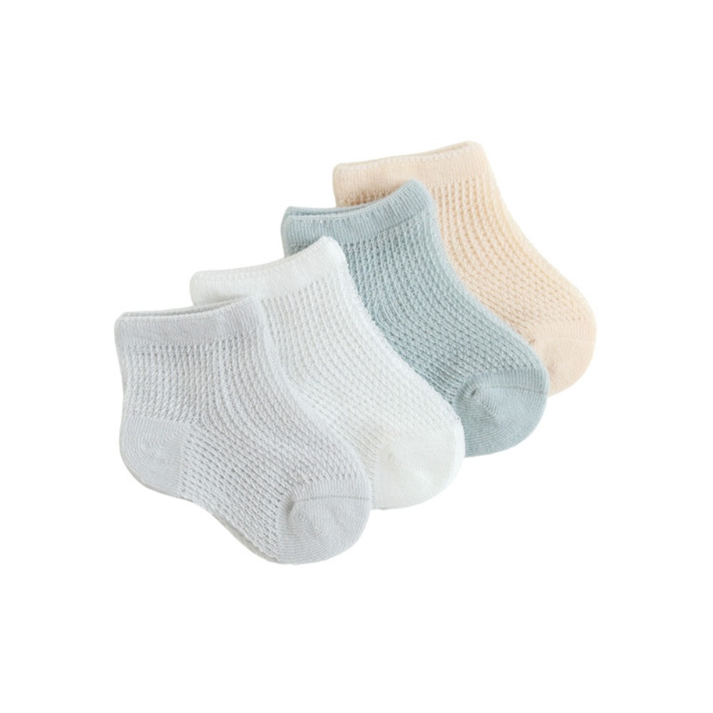 4 Pasang Kaus Kaki Bayi Katun  - Unisex Baby Socks Non Slip ulasan dan harga