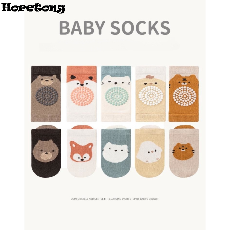 Set Pelindung Lutut Bayi Musim - Unisex Baby Socks Non Slip ulasan dan harga