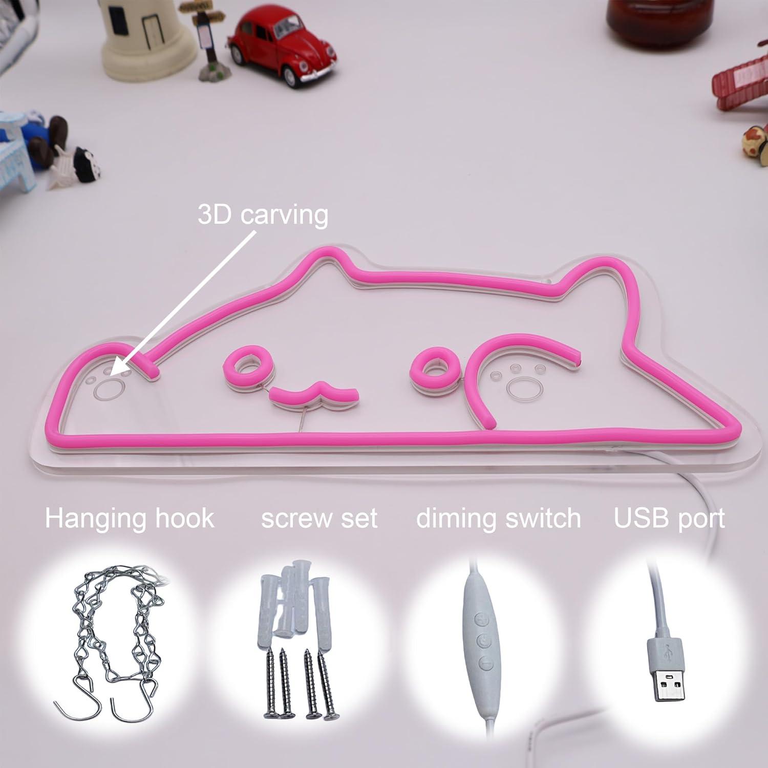 Lampu Neon LED USB Bentuk Kuci - Nursery ulasan dan harga