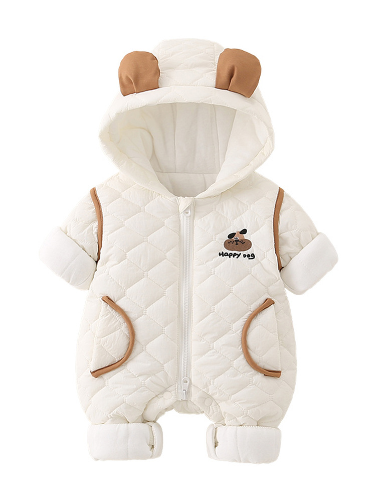 Pakaian Bayi Katun Hangat deng - Cotton Baby Onesies Zipper ulasan dan harga