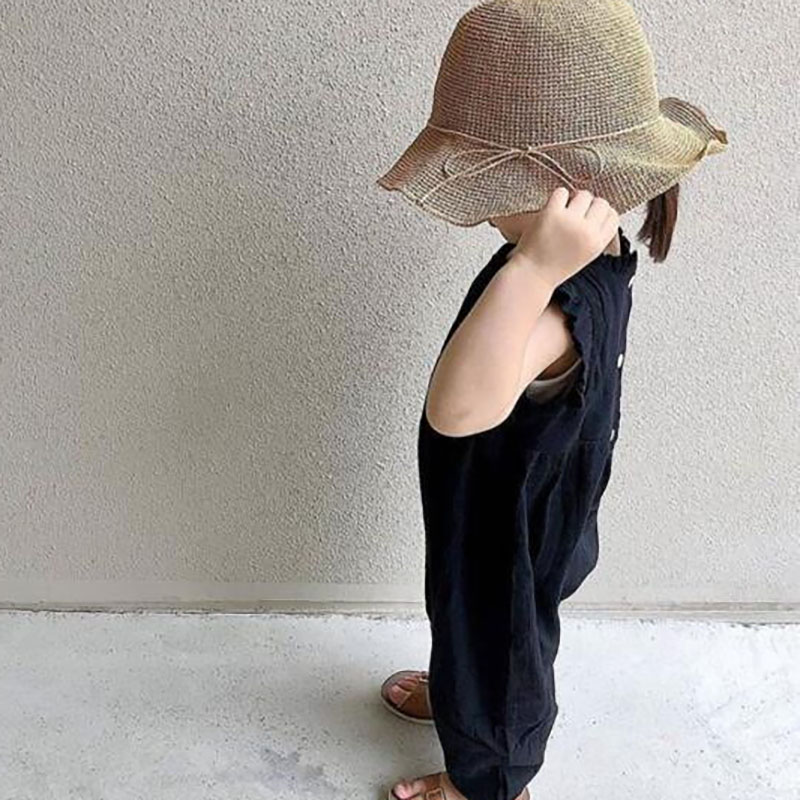 Baju Monyet Bayi Musim Panas M - Baby Summer Linen Sleeveless Jumpsuit ulasan dan harga
