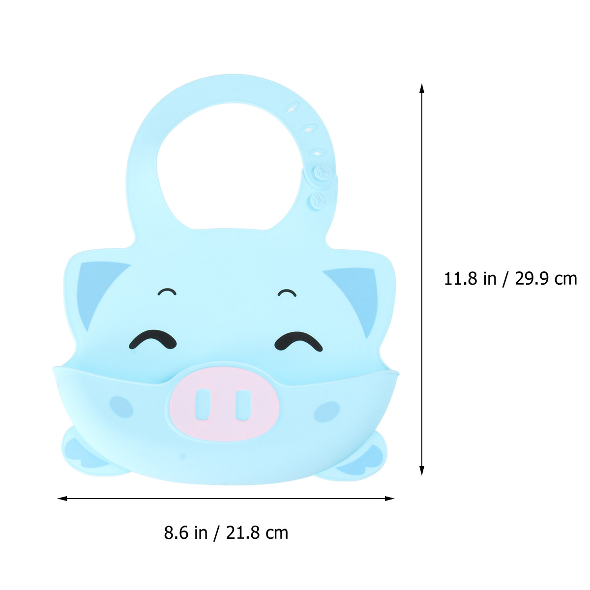 1 Buah Celemek Silikon Tahan A - Waterproof Baby Bibs Silicone ulasan dan harga