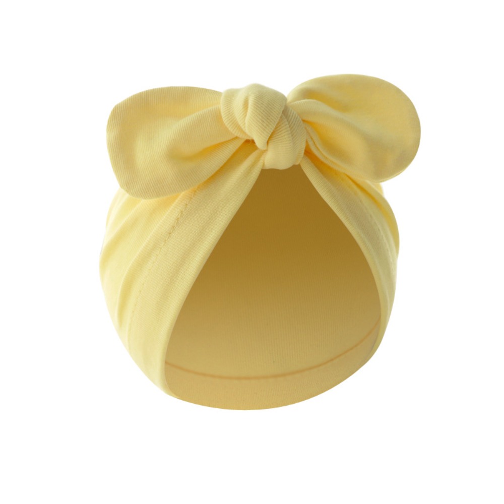 Topi Simpul Bunga Lucu Topi Te - Infant Beanie Hat With Ears ulasan dan harga
