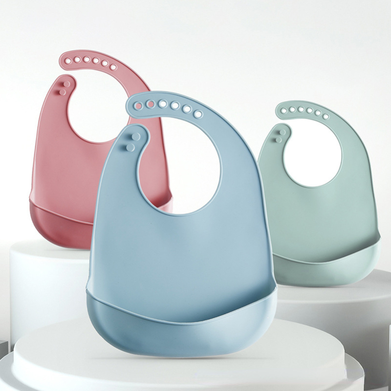 Celemek Silikon Bayi Bib Tahan - Waterproof Baby Bibs Silicone ulasan dan harga